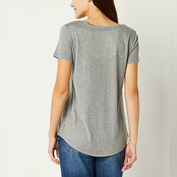 New A.N.A women’s summer short sleeve T shirt gray XL Tall top - Picture 2 of 4